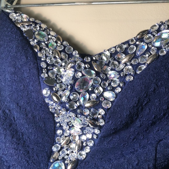 Sequin blue dress - Picture 6 of 8